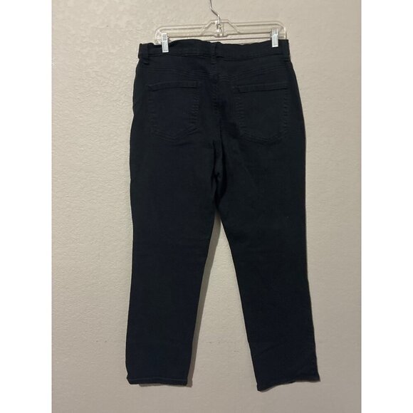 Gloria Vanderbilt Jeans Womens Amanda Size 14 Black High-Rise Slimming Comfort - Picture 3 of 8